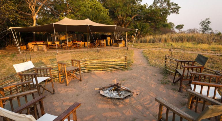 Busanga Bush Camp Campfire