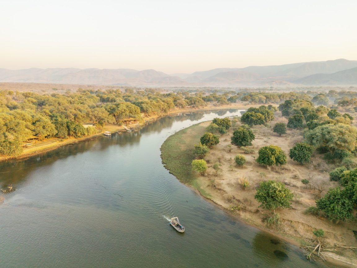 Chongwe Camp Aerial View
