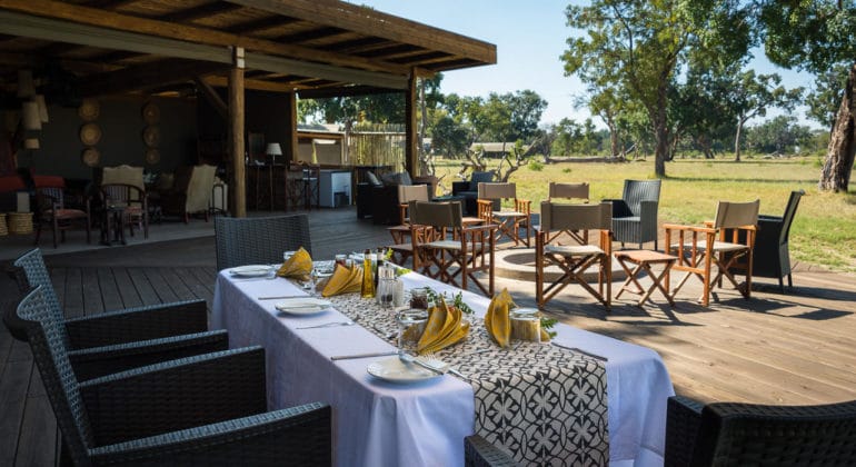 Davison's Camp Outdoor Dining