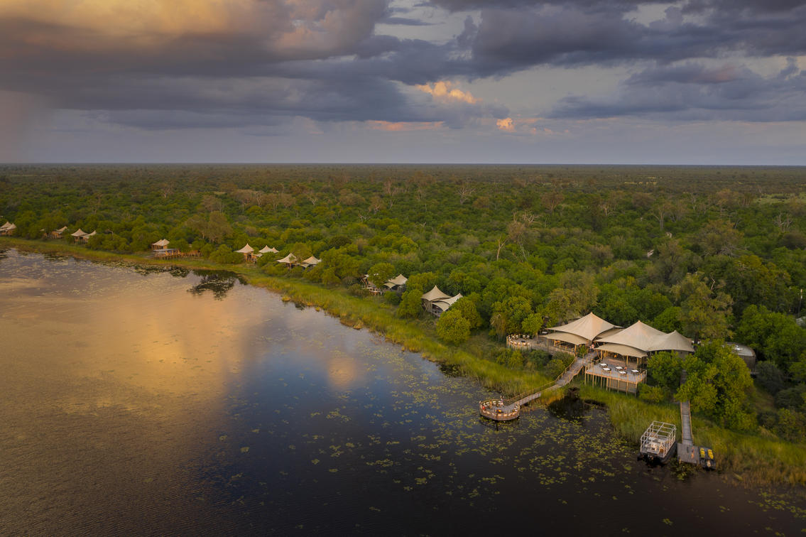 Duma Tau Camp Aerial View