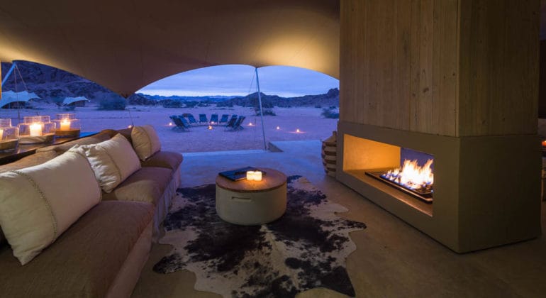 Hoanib Skeleton Coast Fireplace