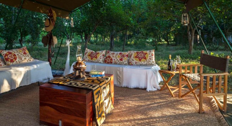 John's Camp Sitting Area