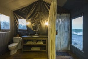 Linyanti Tented Camp Bathroom