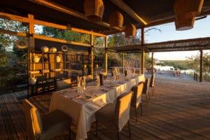 Linyanti Tented Camp Dining