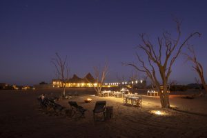 Little Kulala Camp Fireplace