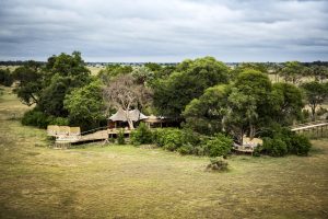 Little Mombo Camp Aerial View