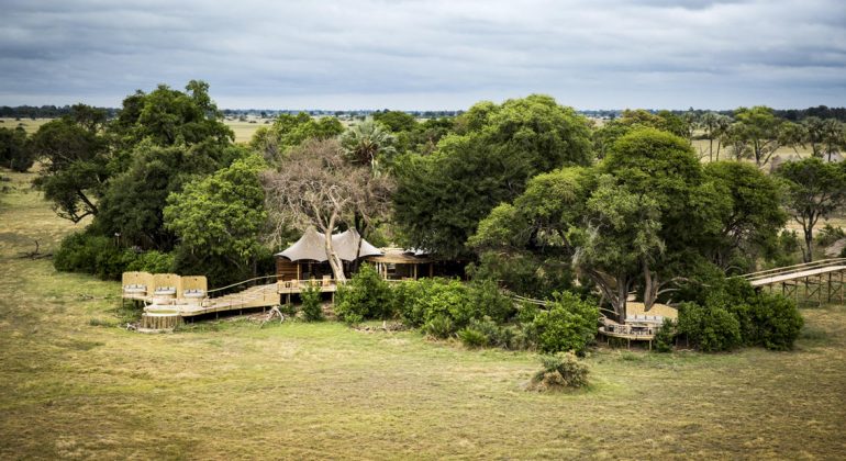 Little Mombo Camp Aerial View