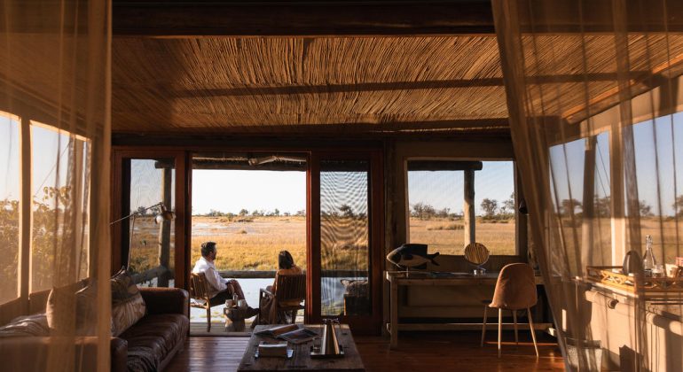 Little Vumbura Tent View