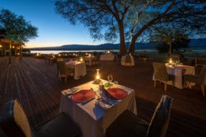 Ruckomechi Camp Outdoor Dining