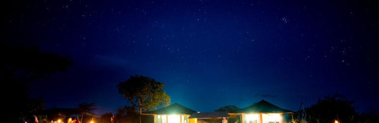 Sanctuary Serengeti Migration Camp View At Night