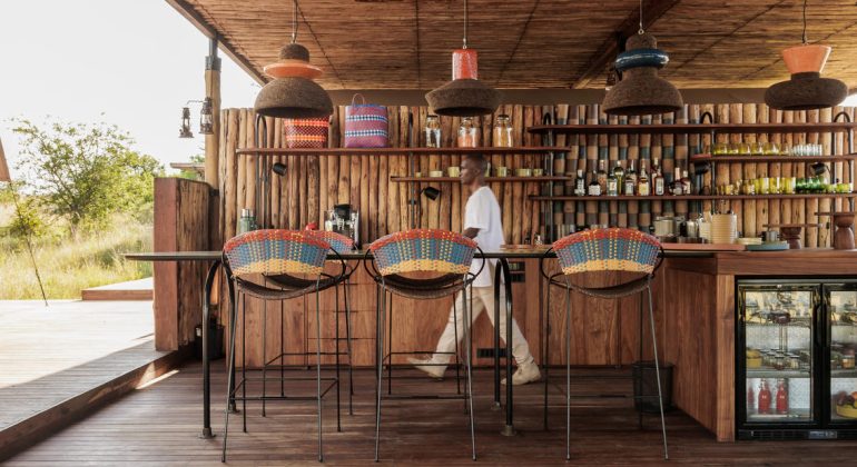 Singita Mara River Tented Camp Bar