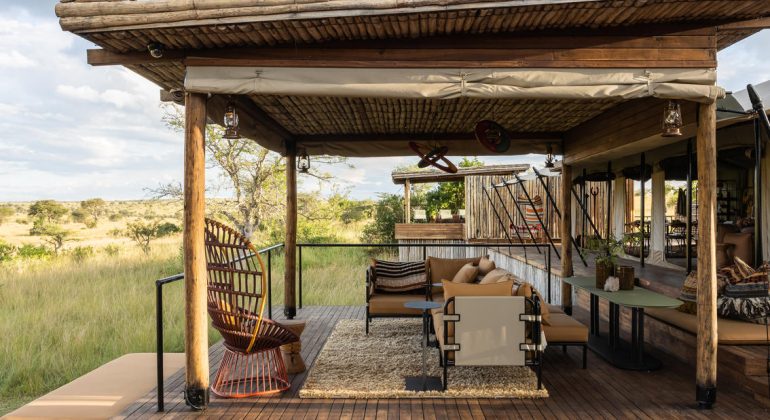 Singita Mara River Tented Camp Deck