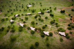 Singita Sabora Tented Camp Aerial View