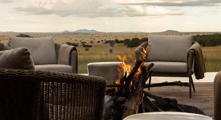 Singita Serengeti House Campfire