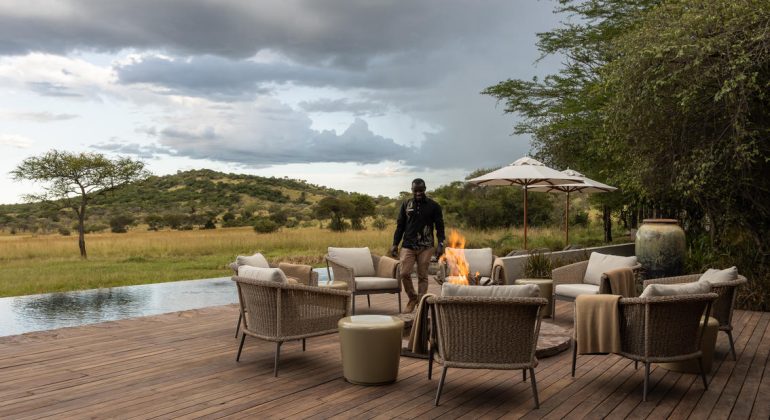 Singita Serengeti House Deck