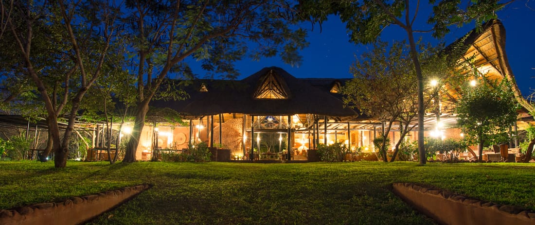 Stanley Safari Lodge At Night