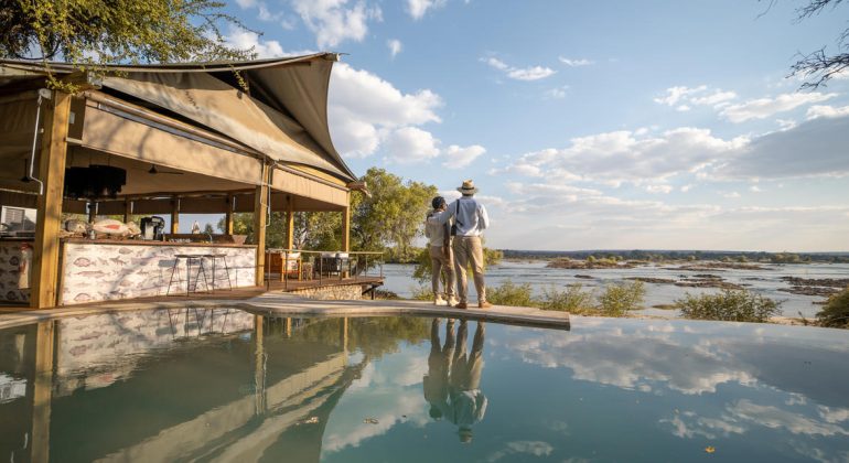 Toka Leya Camp Infinity Pool
