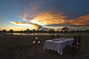 Bomani Tented Lodge Outdoor Dining