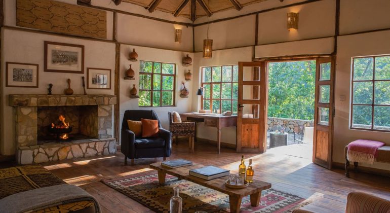 Bwindi Lodge Library