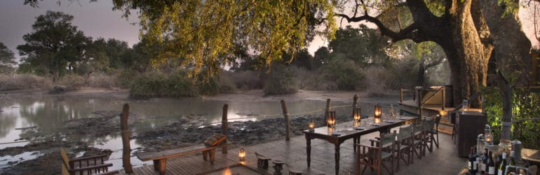 Kanga Camp Riverside Dining