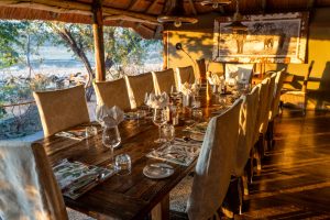 Khulu Bush Camp Dining