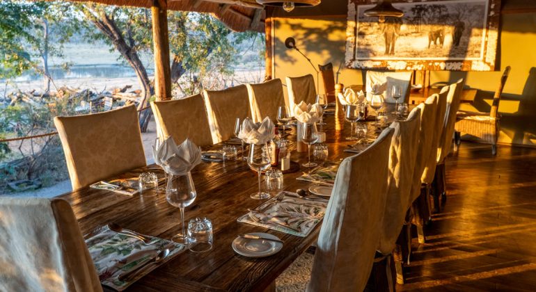 Khulu Bush Camp Dining