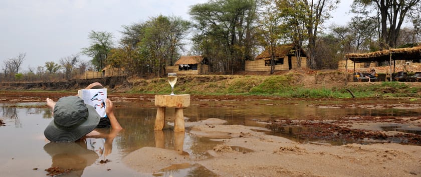 Mwaleshi Camp View From River