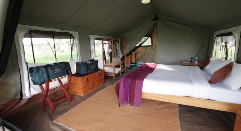 Ndutu Wilderness Camp Tent Interior