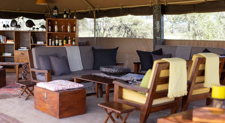 Ndutu Wilderness Camp Lounge
