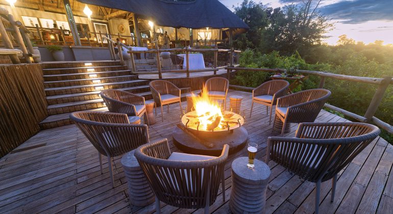 Ngoma Safari Lodge Campfire