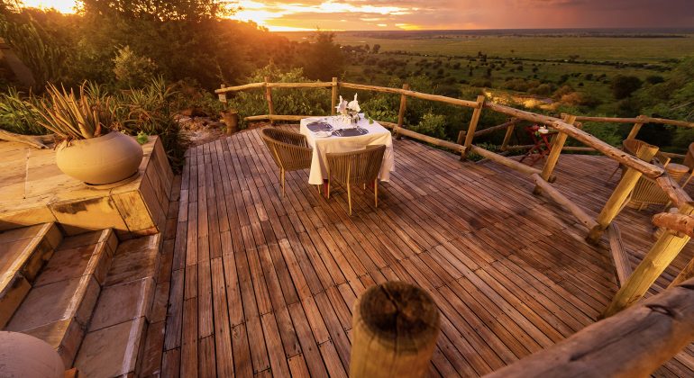 Ngoma Safari Lodge Deck