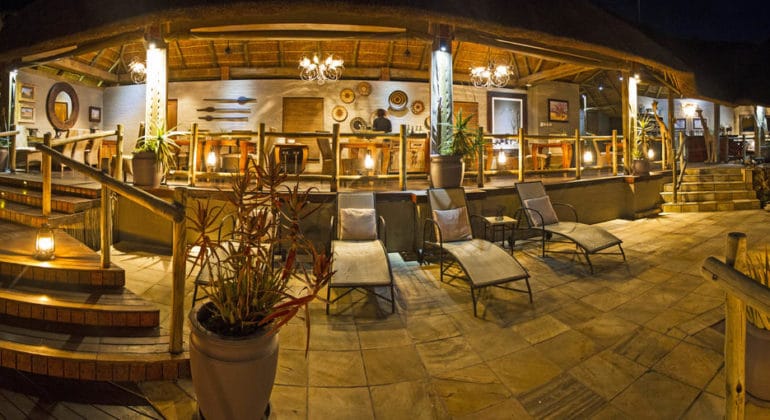 Ngoma Safari Lodge Deck At Night