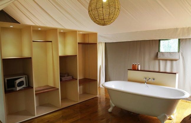 Ruzizi Tented Camp Bathroom