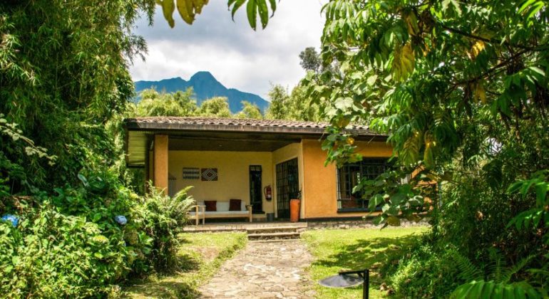 Sabyinyo Silverback Lodge Front View