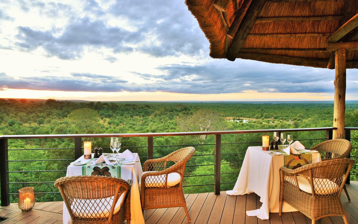 Victoria Falls Safari Club Deck