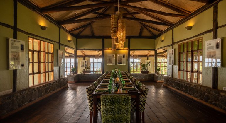 Virunga Lodge Dining