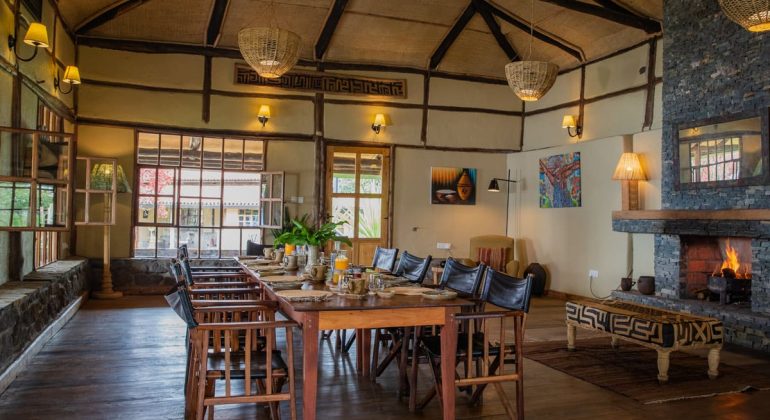 Virunga Lodge Dining