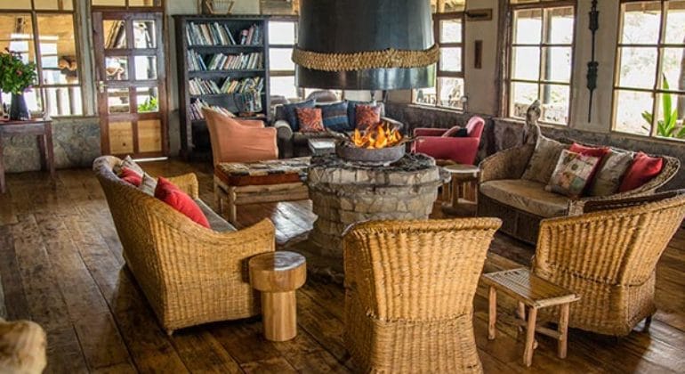Virunga Lodge Lounge