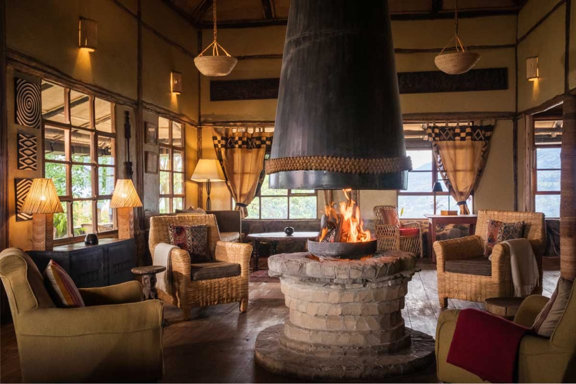 Virunga Lodge Main Area