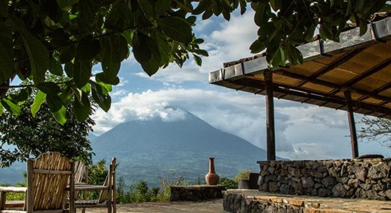 Virunga Lodge Terrace View