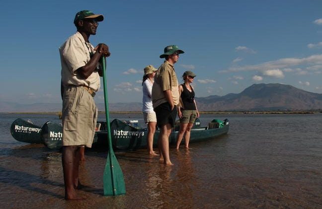 Canoeing Along The Zambezi