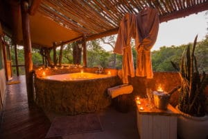 Chapungu Tented Bush Camp Outdoor Bath