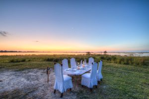 Chobe Savanna Lodge Outdoor Dining