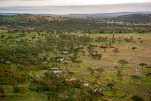 Kati Kati Tented Camp Aerial View
