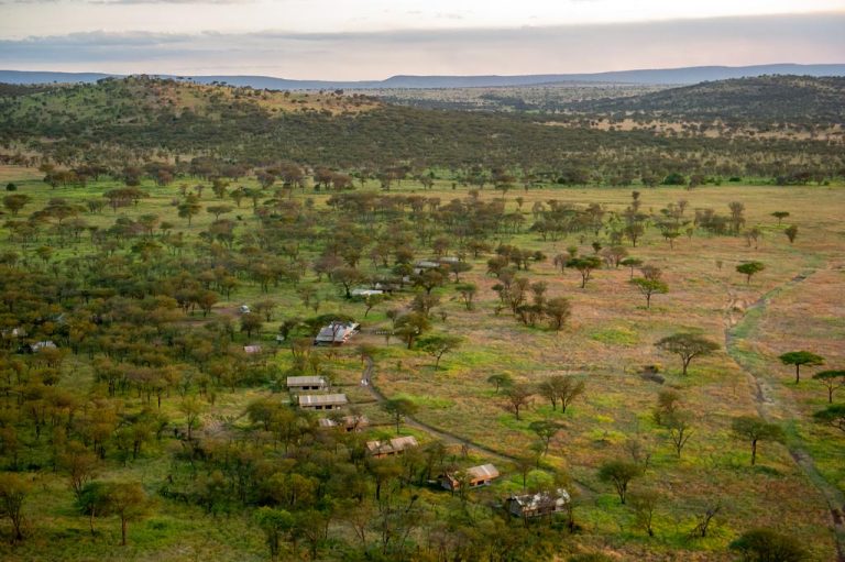 Kati Kati Tented Camp Aerial View
