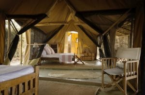 Kigelia Ruaha Tent Interior
