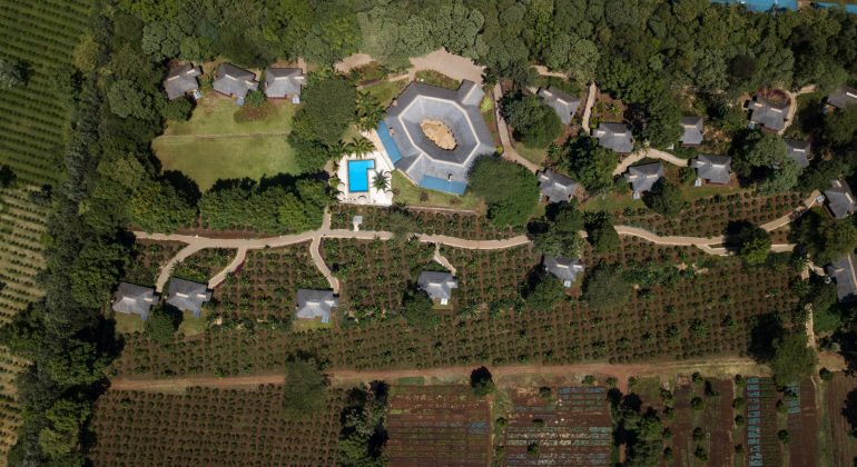 Kitela Lodge Aerial View