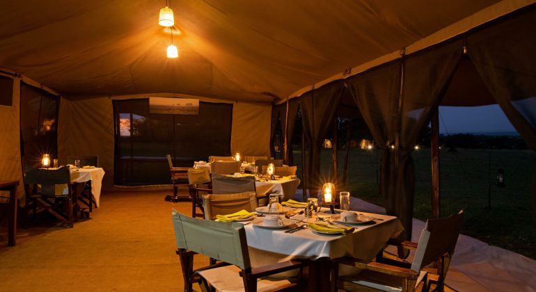 Mara Under Canvas Dining