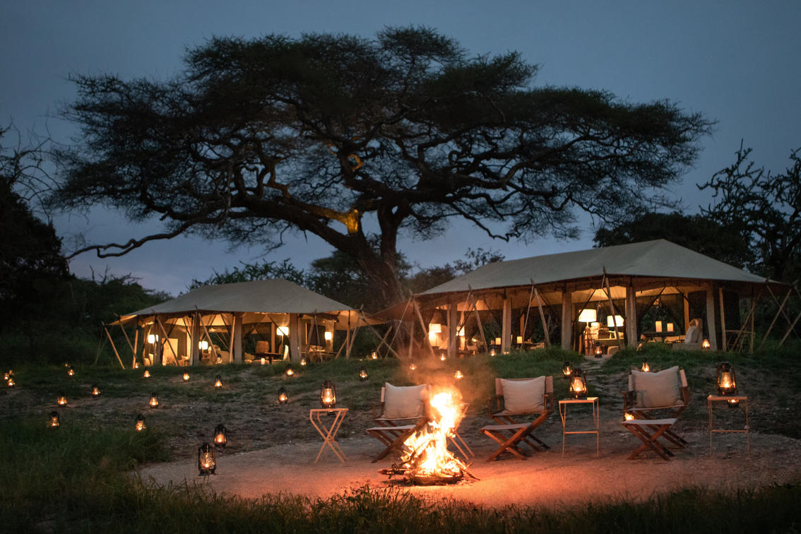 Mila Tented Camp Boma Area