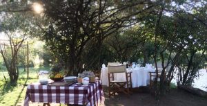 Nkorombo Camp Breakfast